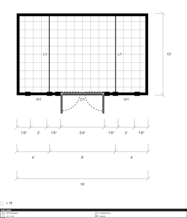Side Lofted Barn 10x16 - Image 2