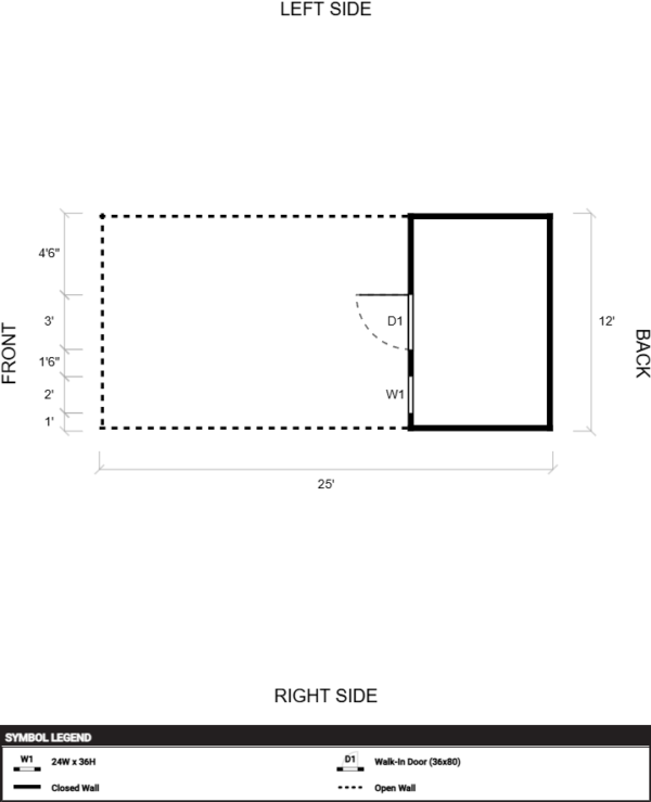 Boxed Eave Combo Unit 12x26 - Image 2