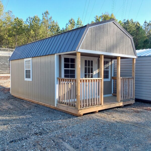 Lofted Cabin 12x20 With Standard Electrical Package