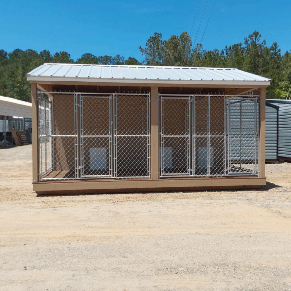 Yoder Dog Kennel 12x16 3Bay