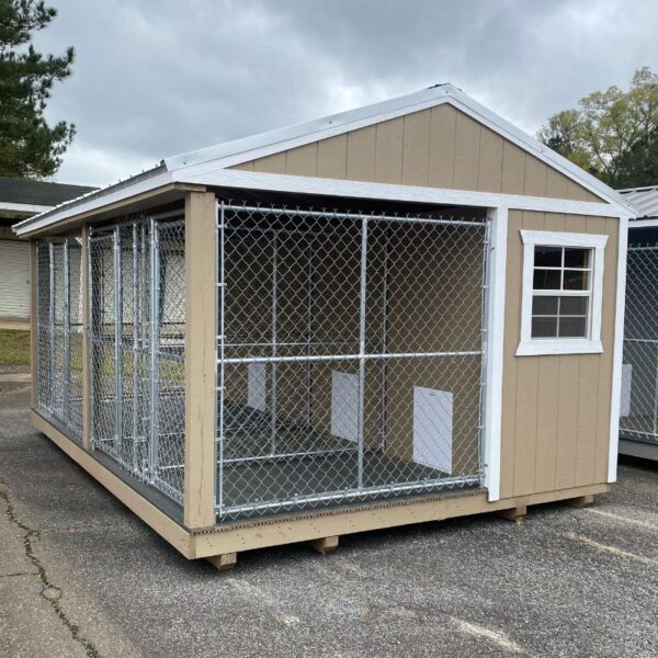 12x16 3Bay Yoder Dog Kennel - Image 5